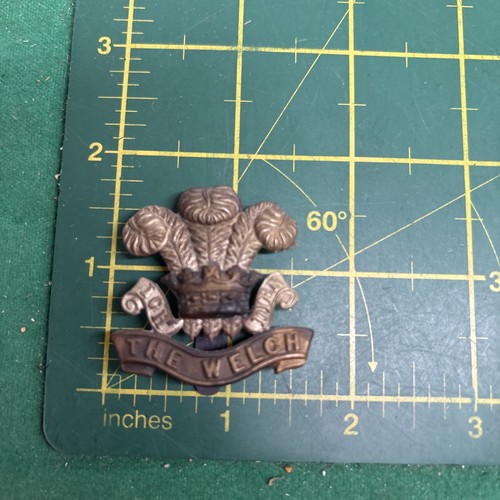 The welch regiment cap badge - the,