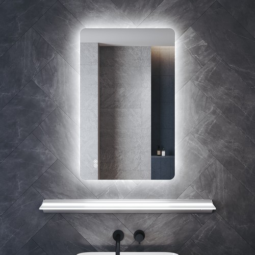 Bathroom mirror set - mirror, with