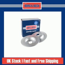 2x Brake Discs Pair Solid For Ford Kuga 2.0 TDCi Rear 1379931 1385590 1405500