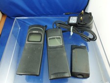 2 Nokia 8110i Banana Phone ,Charger Vintage Portable Cellular Mobile Working ish