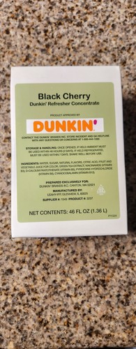 Dunkin refresher black sherry - dunkin,