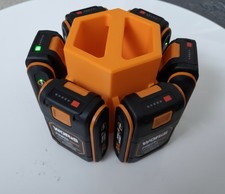 WORX BATTERY CADDY HOLDS 6 BATTERIES!