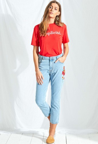 Womens denim cropped - denim, length