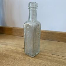 Antique Chemist Glass Bottle 1900s Patersons Camp Coffee & Chicory Glasgow