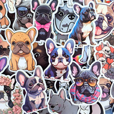 50 PCS French Bulldog Sticker