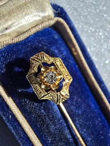 Gold 14k and diamond antique - gold,
