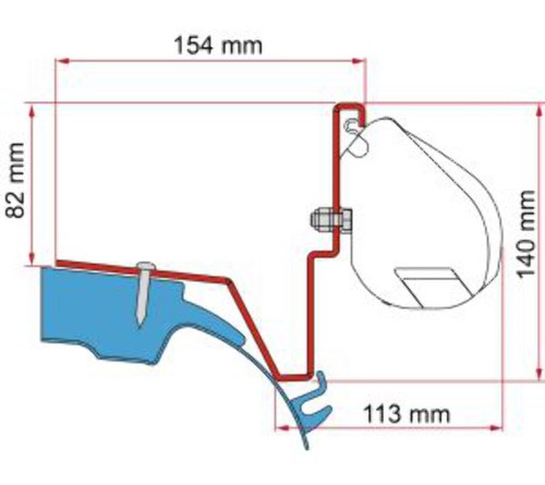 F35 adapter kit mercedes vito - f35,