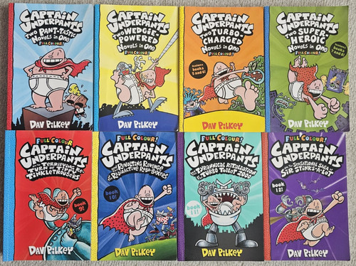 Captain underpants books 12 - captain, 1-12