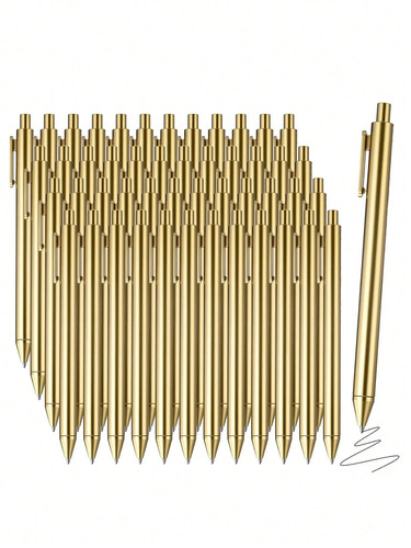 6pcs luxury gold ballpoint - 6pcs,