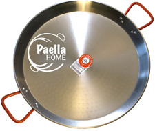 20cm - 34cm PAELLA PAN, SPANISH TRADITIONAL , PROFESSIONAL POLISHED STEEL