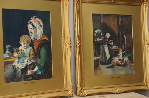 Antique paintings victorian - antique,