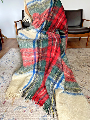 Vintage glen cree - cree, mohair