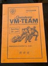 NORDISK VM TEAM QUALIFIER SPEEDWAY PROGRAMME - 20 JUNE 1971