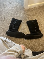 Black Knit Knee High Winter