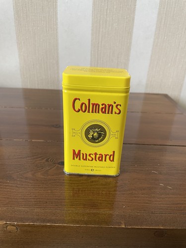 Empty colman mustard metal - empty, colman's