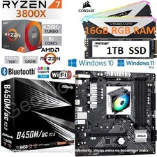 AMD Ryzen 7 3800X + 16GB RGB RAM + 1TB SSD + ASRock B450M/ac Motherboard Bundle