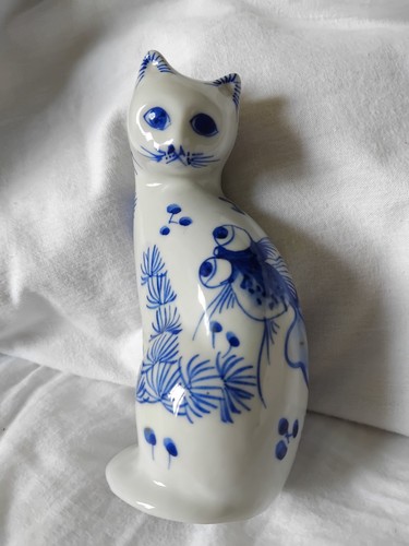 Vintage chineese pottery - pottery, cat