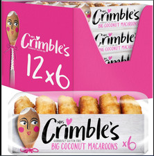 Mrs Crimble's 6 Big Coconut Macaroons 180g 6 Count