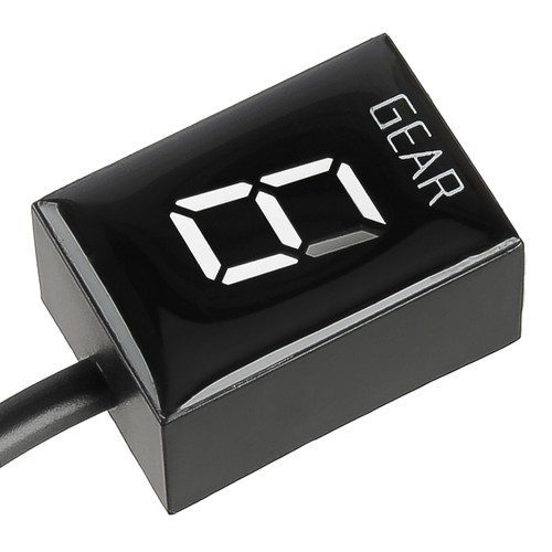 Speed gear indicator - gear, white