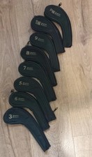 Iron Head Cover Protectors Long Neck Graphite Safe Zip Up Green