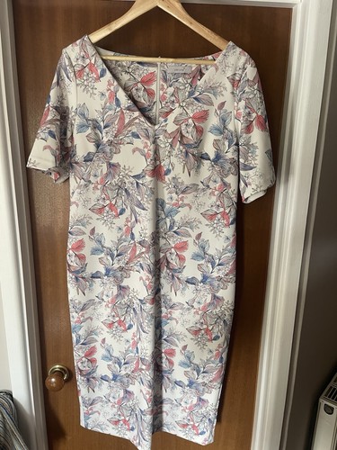 Per una floral neck - floral, shift