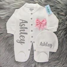 Personalised baby name clothes