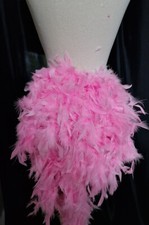 Feather bustle Short Tie On White Red Black Showgirl Burlesque Dancer Festival