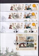 GB 2018 Capt Cook Endeavour ship FDC choice of stamps MS choice of special pmks