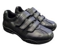 Hush Puppies Kids Black School Shoes Size UK 12/EU 30.5| REF Q/374#