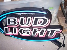 Bud Light Beer Neon Light Bar