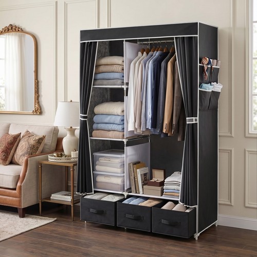 Portable wardrobe closet - wardrobe,