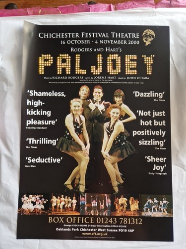 Pal joey theatre poster - theatre,