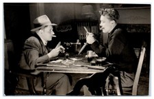 Old Photograph Two Men Arguing