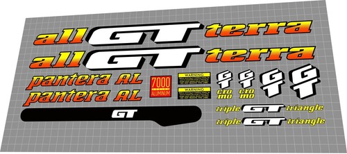 1993 pantera decal set - al,