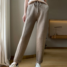 Ladies Wool Cashmere Trousers