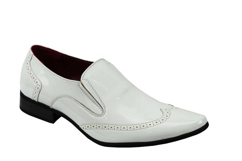 Mens retro shiny patent - mens,