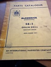 mccormick S6-1 Grain Drill
