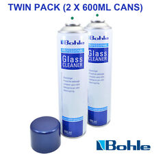 Pack of 2 Bohle Professional Glass Window Mirror Cleaner Spray 600ml Bottles