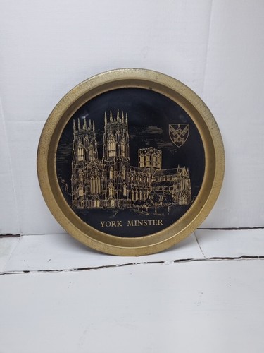 York minster tea tray metal - york,