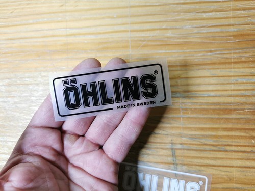 öhlins gas shock decal - gas,