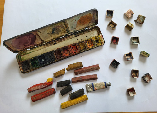 Antique reeves winsor newton - reeves, &