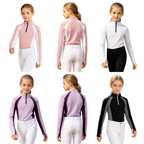 Girls horse riding shirt - horse,
