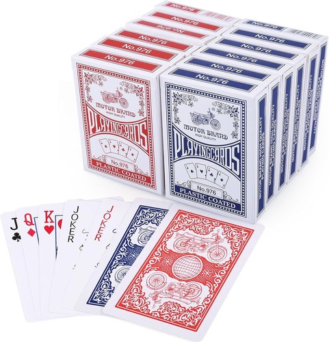 Decks cards black 6 - of,