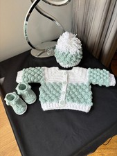 BABY CARDIGAN &BEANIE HAT