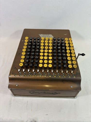 Vintage adding machine - adding,