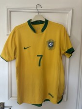 Brazil Adriano #7 - Nike - 2006/2007 - HOME Kit Size Medium