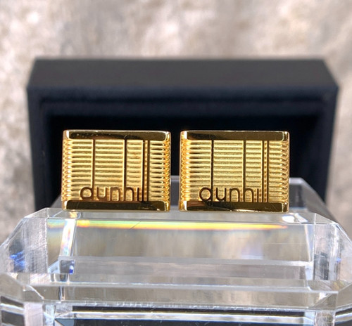 Dunhill cufflinks rectangle - dunhill,