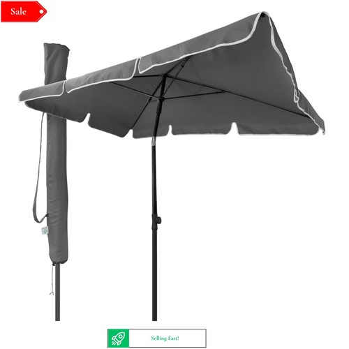 Rectangular garden parasol - garden,