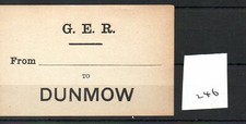 Great Eastern Railway. GER -