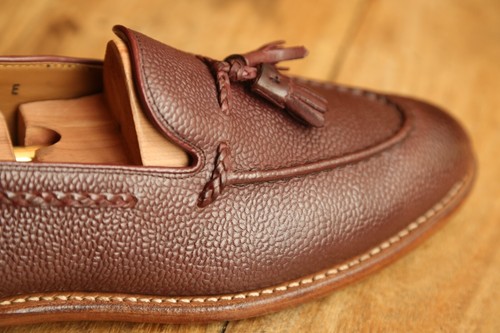 Grenson tasselled brown grain - tasselled,